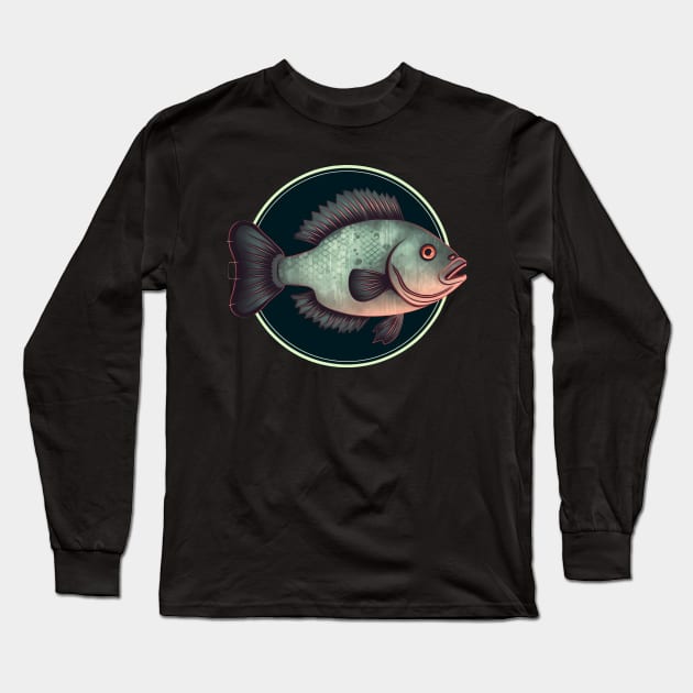 Gentle Giant of the Deep Long Sleeve T-Shirt by Graffiti Bros